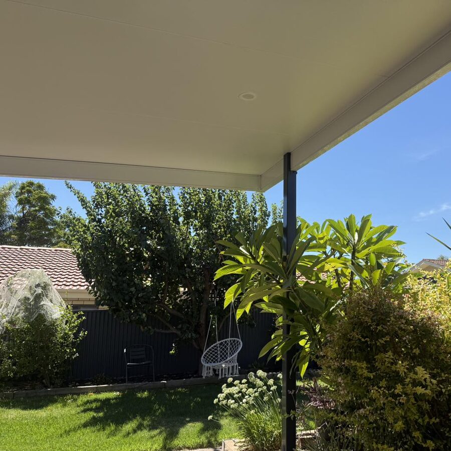 Gable alfresco with ceiling fan